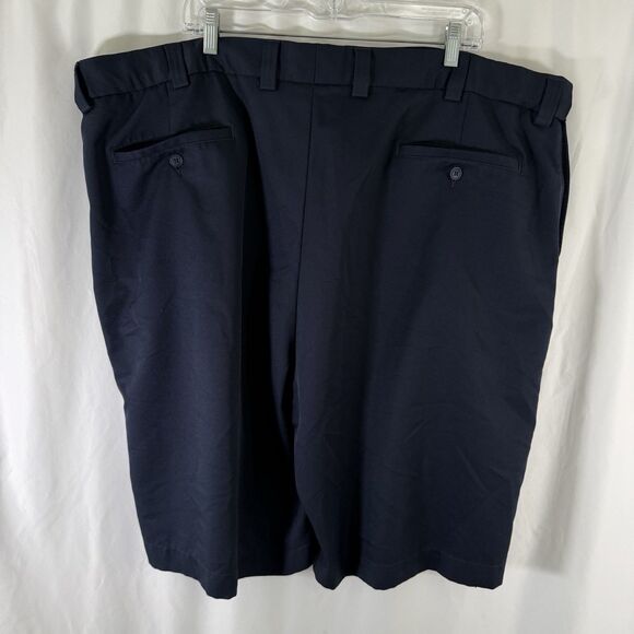 Oak Hill Shorts Men's 50L Navy Blue Flat Front 11" Inseam Chino Soft - Picture 6 of 7